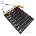 China Hanging Wood Chalkboard week planner Factory